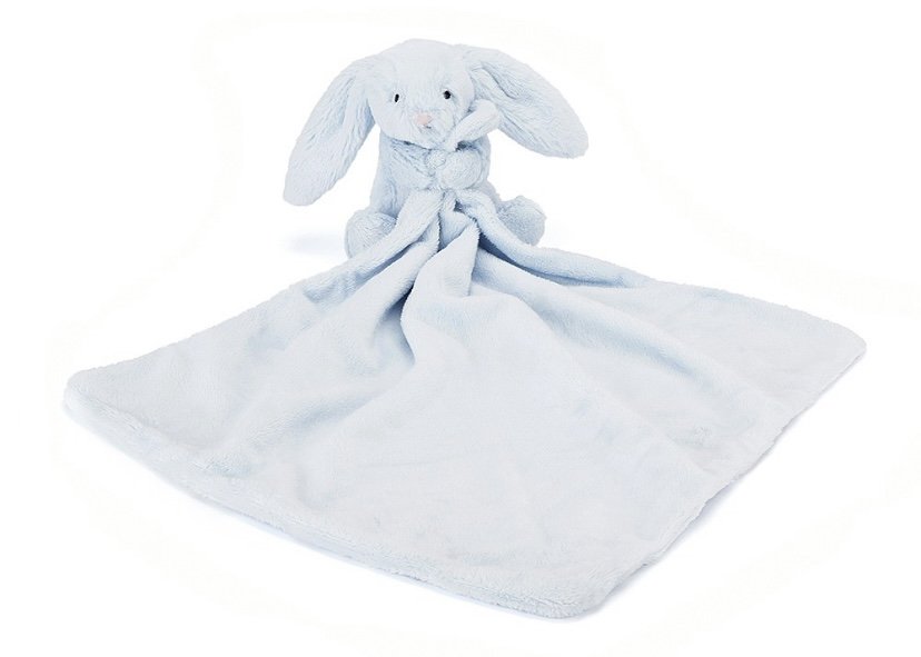 JELLYCAT SOOTHER  WITH BASHFUL BUNNY PALE BLUE  sold out 