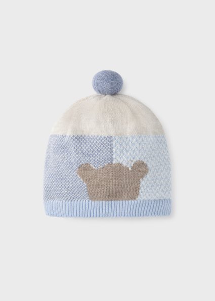 MAYORAL BABY BOYS CLOTHING  9438 BLUE CLOUD KNIT BEANIE HAT  sold out 