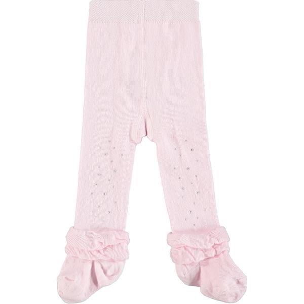 LITTLE A BABIES /TODDLER CLOTHING  AMANDA BABY PINK SPARKLE TIGHTS 