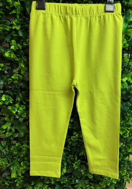 MAYORAL LIME COTTON LEGGINGS 