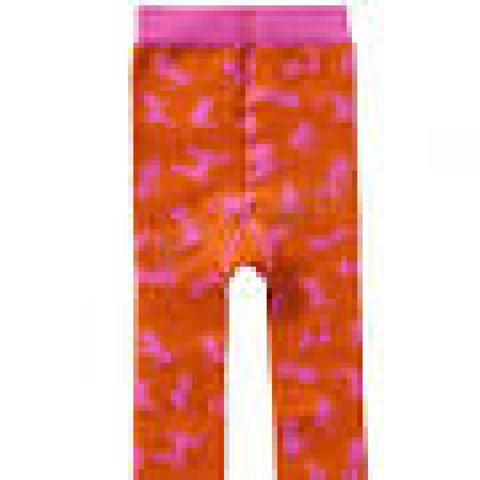 OILILY GIRLS TIGHTS MUMBO  ORANGE WITH PINK CATS AND DOGS  2yrs only 