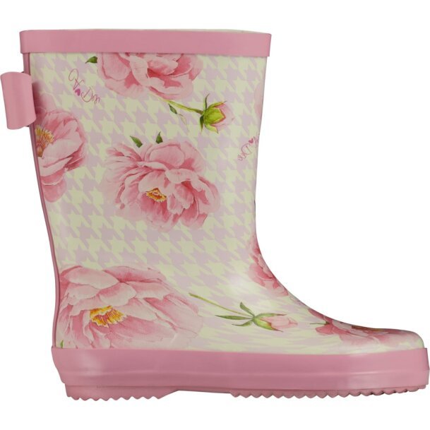 ADEE GIRLS CLOTHING  SPLASH    PEONY PRINT WELLIES   SIZE 12-13  only 