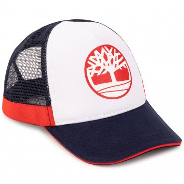 TIMBERLAND TODDLER BOYS CLOTHING T01311 ADJUSTABLE CAP NAVY/RED/WHITE  9MTHS AND 12MTHS ONLY 