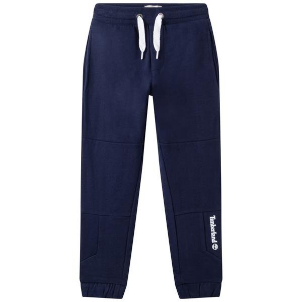 TIMBERLAND BOYS CLOTHING T24B58 NAVY SWEAT BOTTOMS ...BRANDED LOG 5 & 6yrs only 