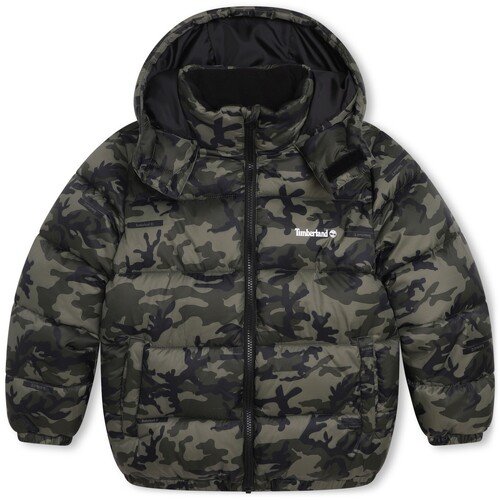 TIMBERLAND BOYS CLOTHING T26595 KHAKI CAMO PUFFER  4yrs   only 