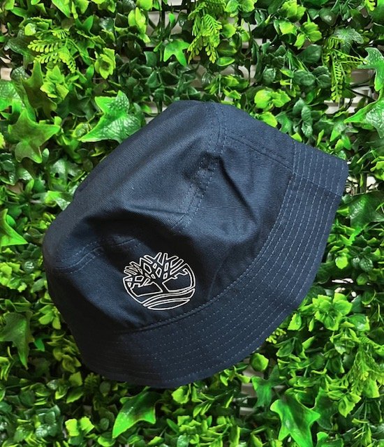 TIMBERLAND T60201  NAVY BUCKET HAT  PRINTED LOGO 