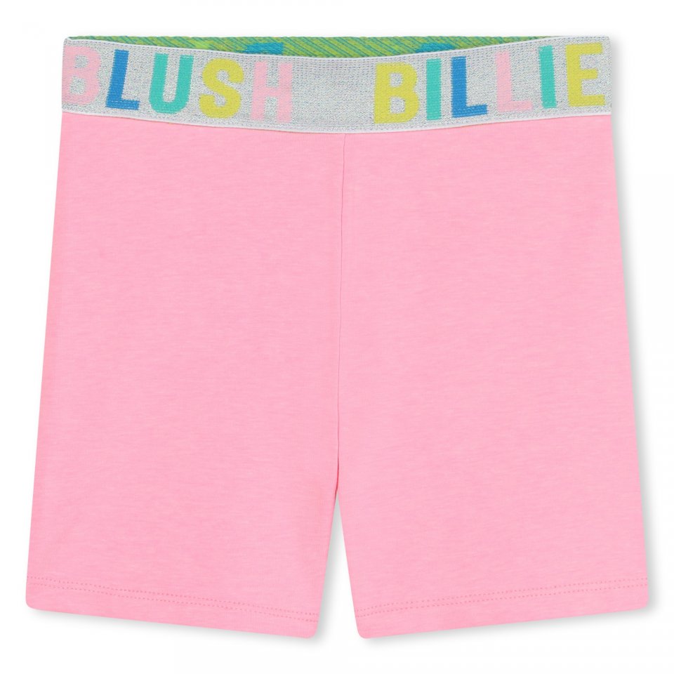 BILLIEBLUSH U20125 BLOCK PINK CYCLE SHORTS   BRANDED WAISTBAND 